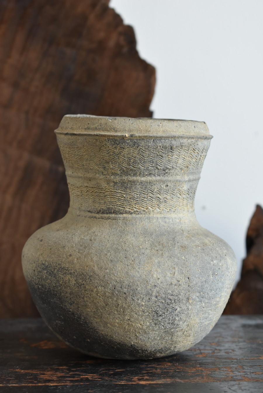 South Korean Very Old Korean Excavated Earthenware / Beautiful Baked Vase / Wabi Sabi Art