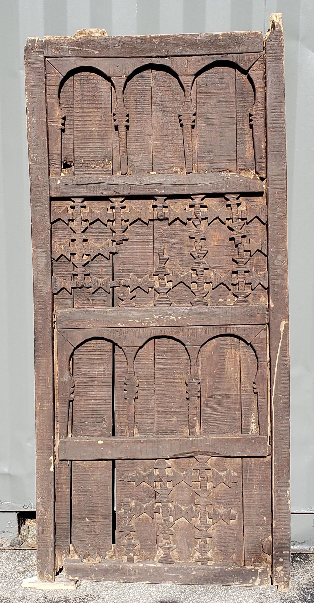 What a stunning single panel Moroccan door measuring approximately 66