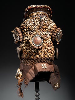 Very Old Ngady Mwaash Headdress, Kuba People, DRC