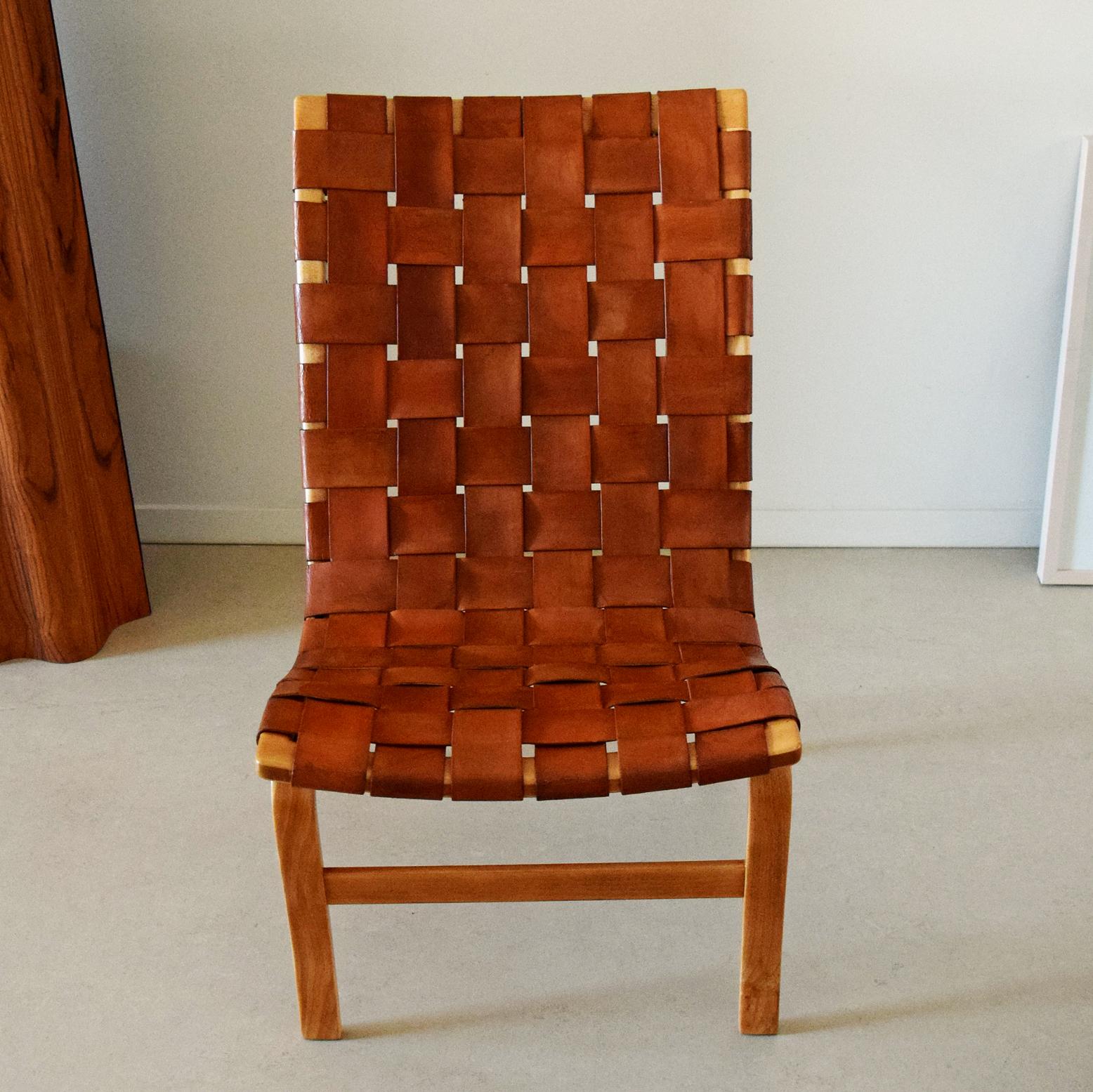 Scandinavian Modern Very Orly Production, Eva Chair, Designed by Bruno Mathsson for Karl Mathsson