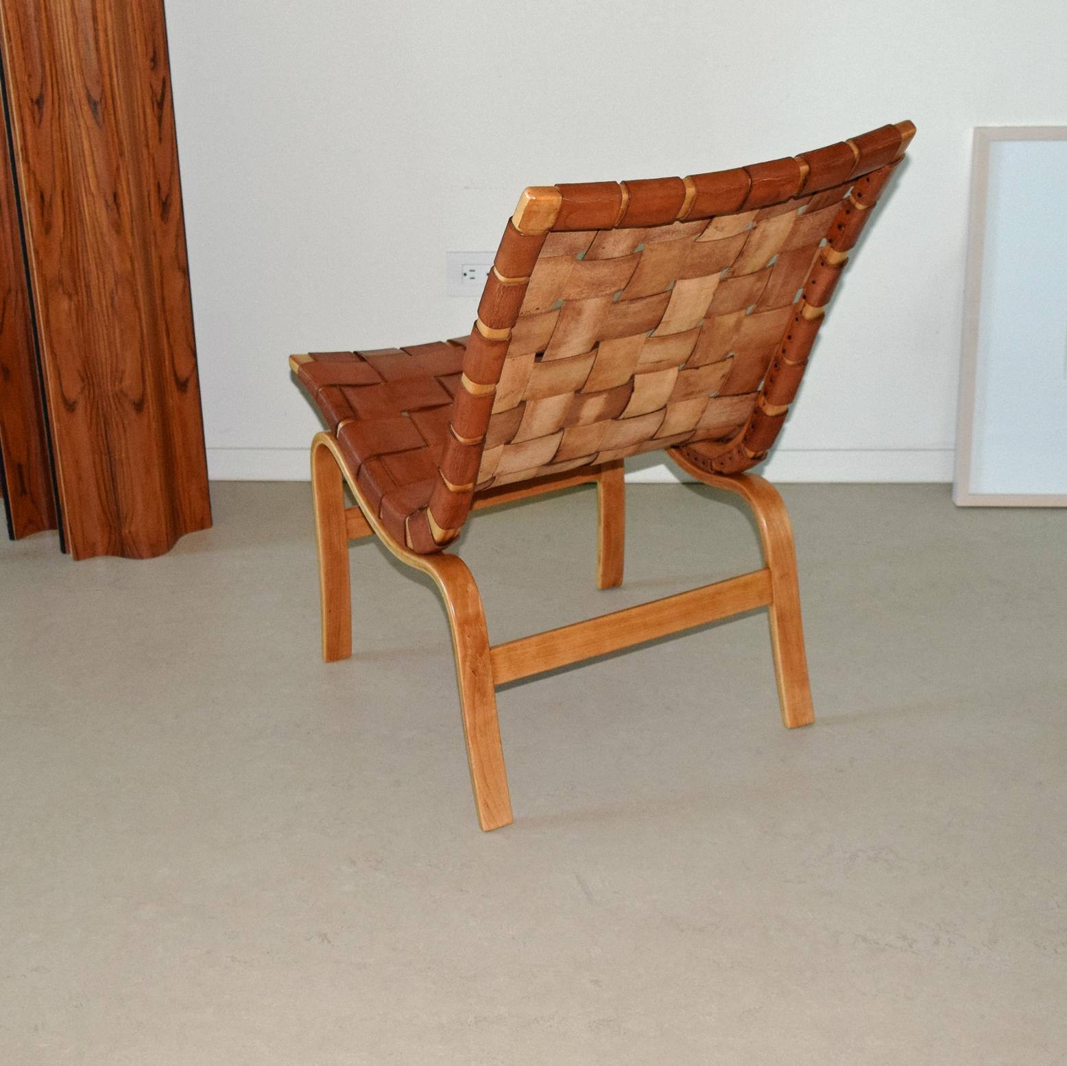Swedish Very Orly Production, Eva Chair, Designed by Bruno Mathsson for Karl Mathsson