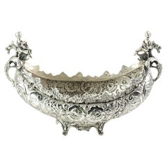 Very Ornately Decorated Silver Plated Austrian Footed Centerpiece