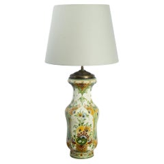 Very Pretty 20th Century Delft Vase Lamp