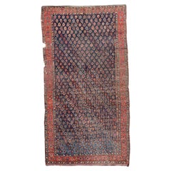 Bobyrug's Very Pretty and Fine Antique Distressed Ghashghai Rug (Tapis de Ghashghai)