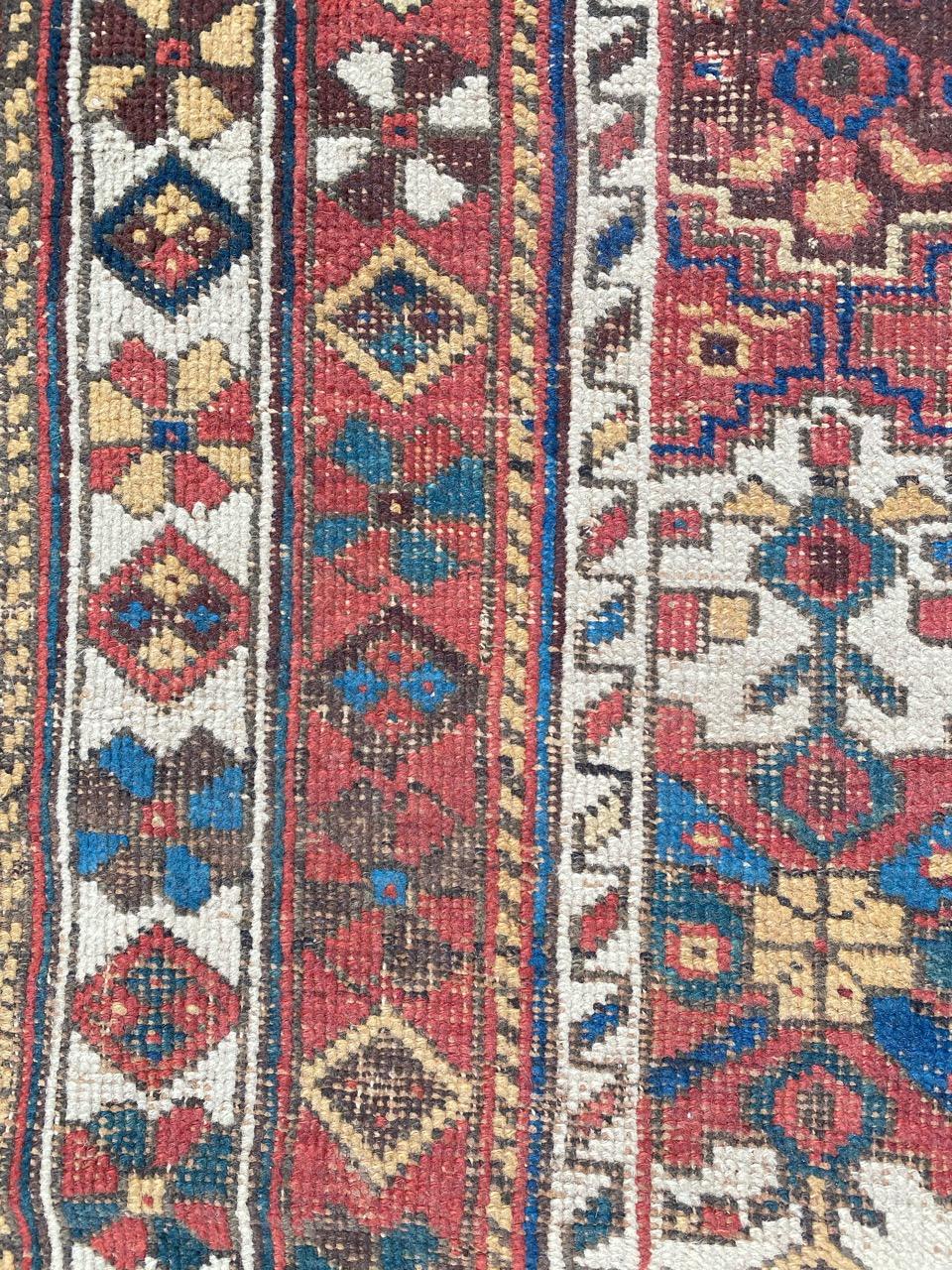 Very Pretty Antique Afshar Rug For Sale 6