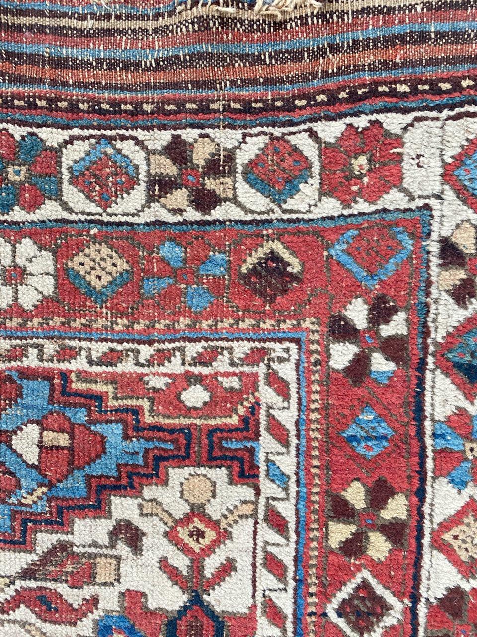 Very Pretty Antique Afshar Rug For Sale 10
