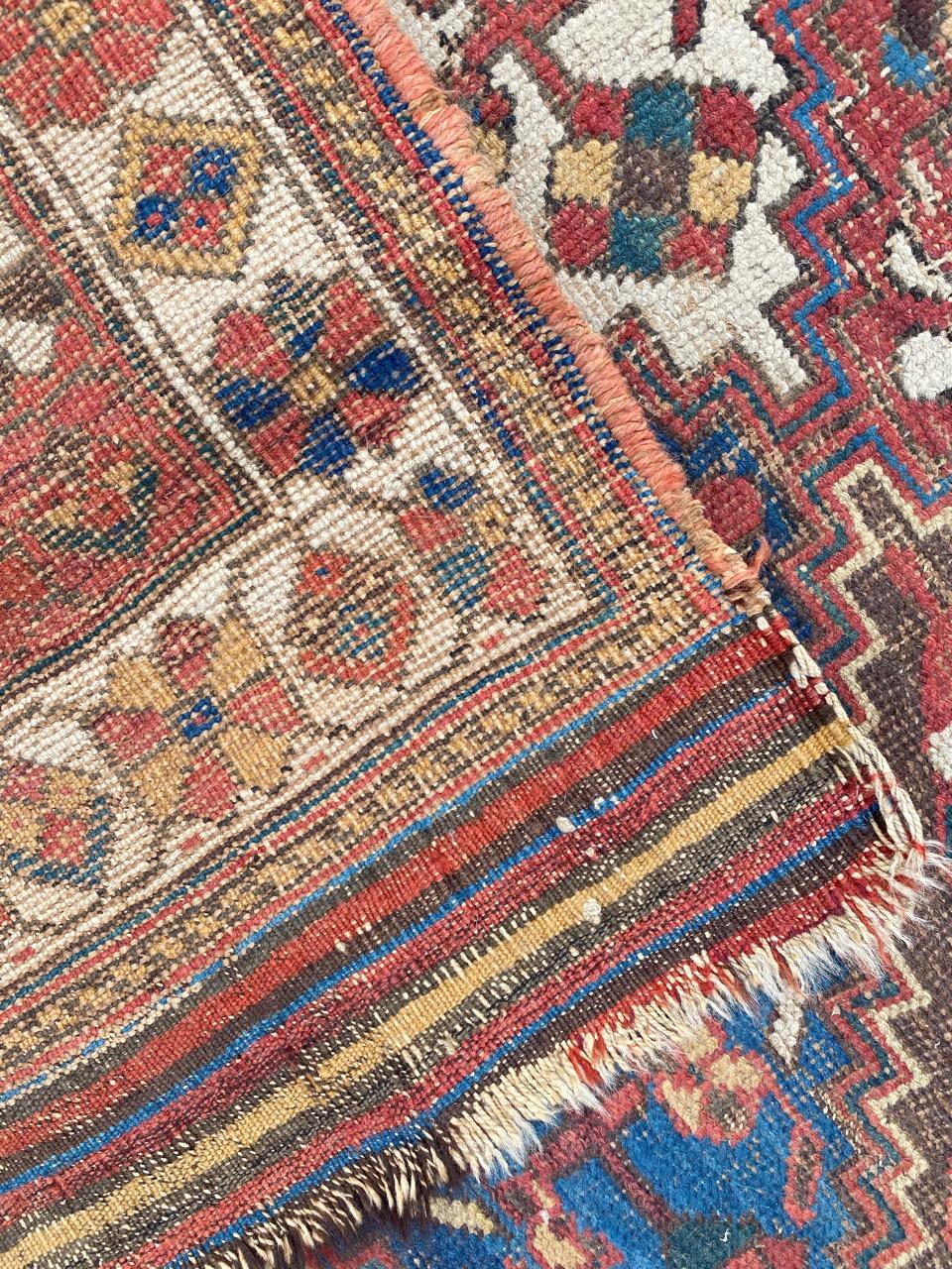 Antiker Afshar-Teppich in Hübscheform im Angebot 12