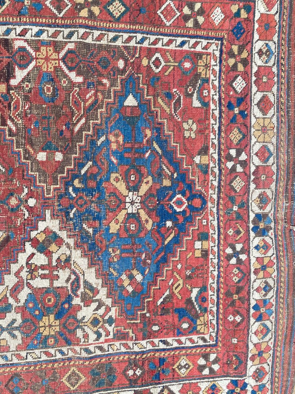 Asian Very Pretty Antique Afshar Rug For Sale