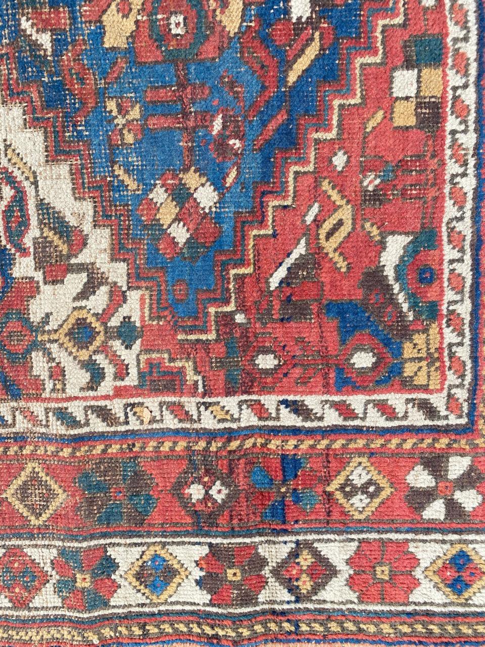 19th Century Very Pretty Antique Afshar Rug For Sale