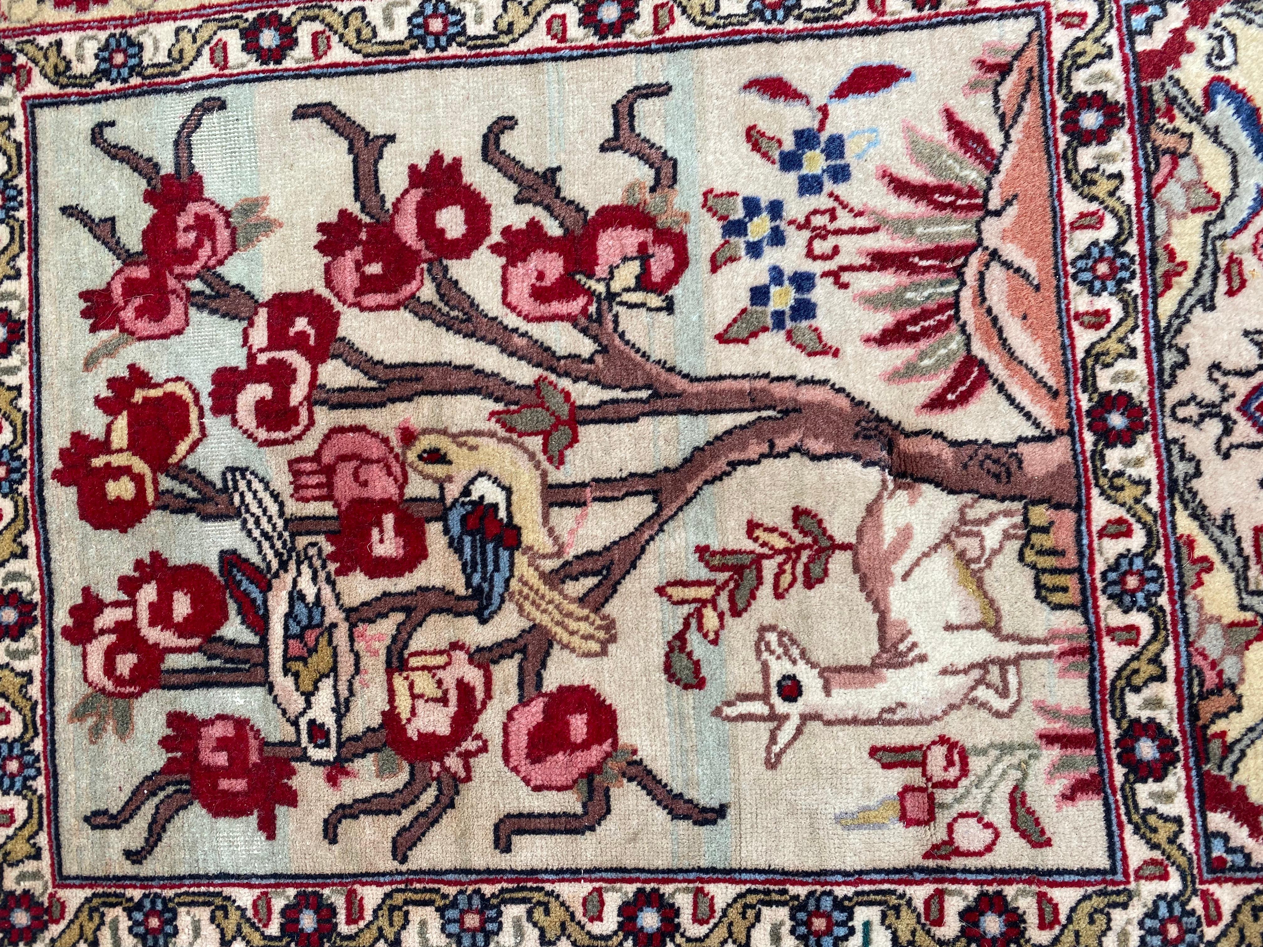 Il grazioso tappeto Tabriz antico di Bobyrug in vendita 11