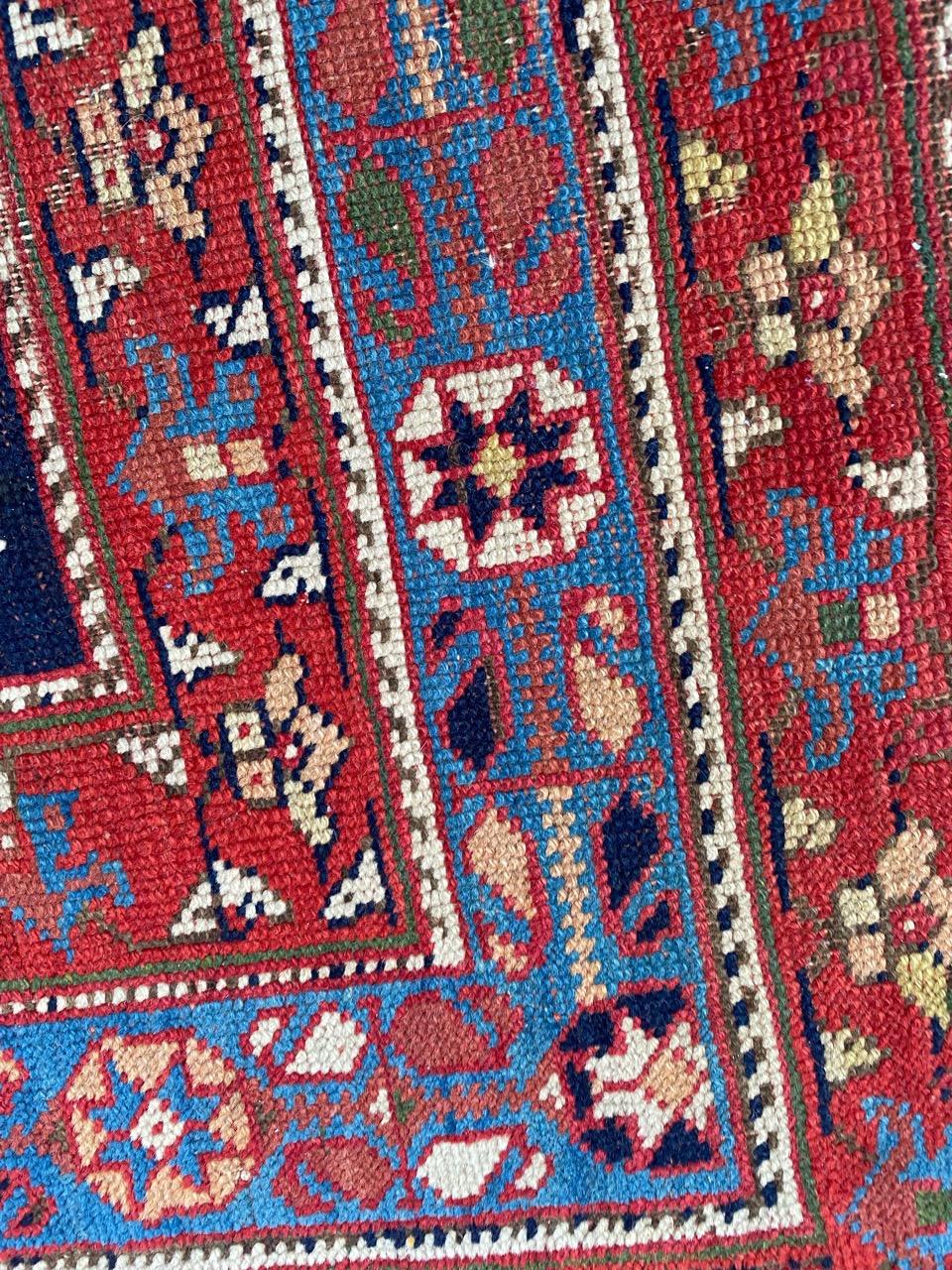 Bobyrug’s Very Pretty Fine Antique Afshar Rug For Sale 3