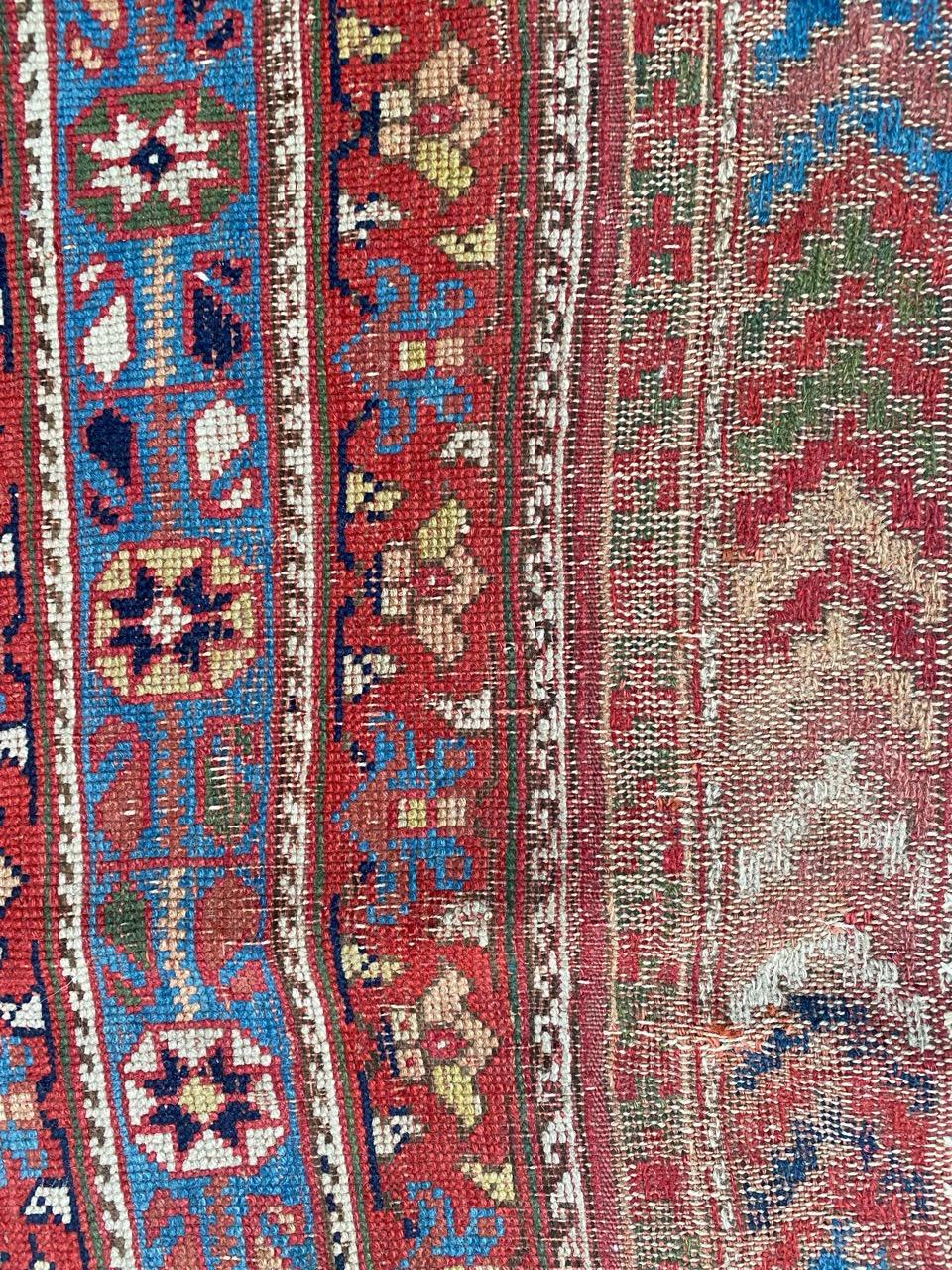 Bobyrug’s Very Pretty Fine Antique Afshar Rug For Sale 6