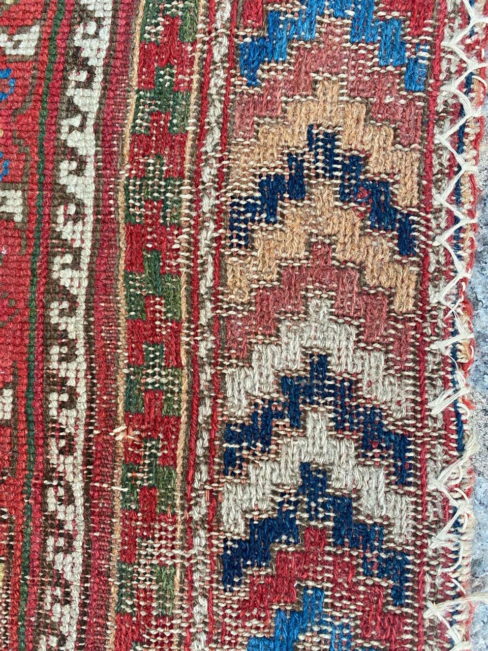 Bobyrug’s Very Pretty Fine Antique Afshar Rug For Sale 7