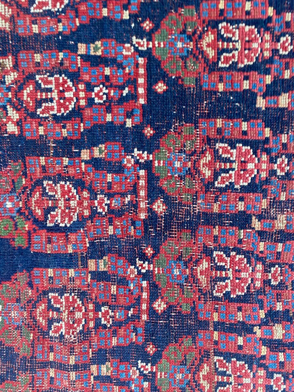Bobyrugs sehr hübscher feiner antiker Afshar-Teppich (19. Jahrhundert) im Angebot