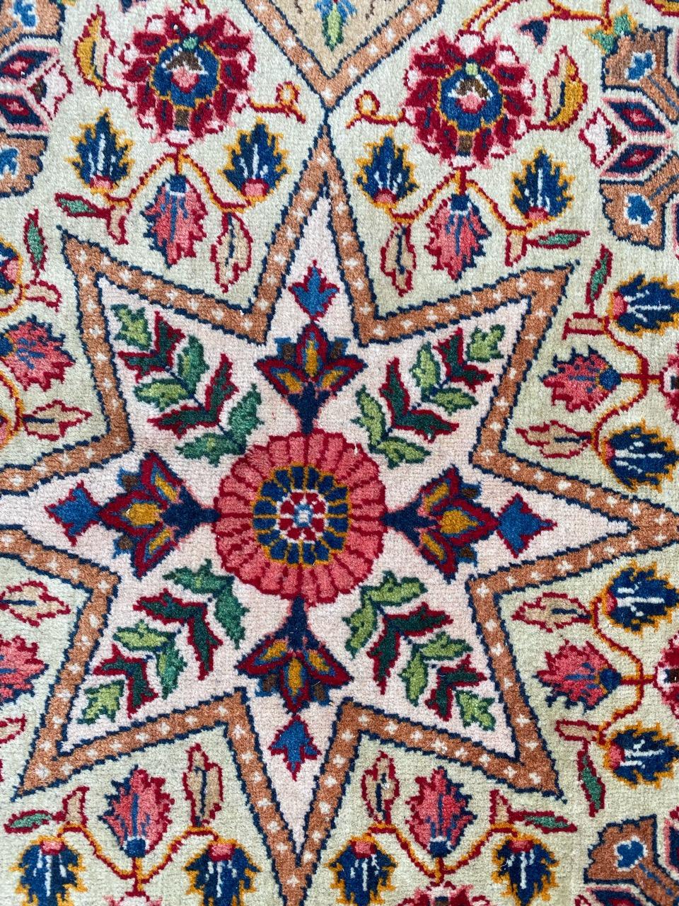 Bobyrugs sehr hübscher großer Kashan-Teppich aus der Mitte des Jahrhunderts im Angebot 9