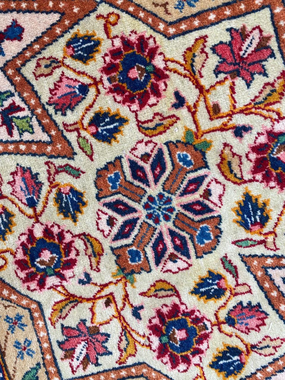 Bobyrugs sehr hübscher großer Kashan-Teppich aus der Mitte des Jahrhunderts im Angebot 11