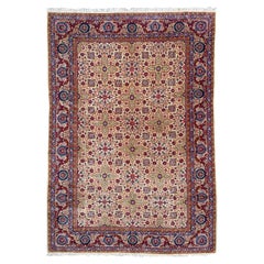 Vintage Bobyrug’s Very Pretty Mid Century Large Kashan Rug