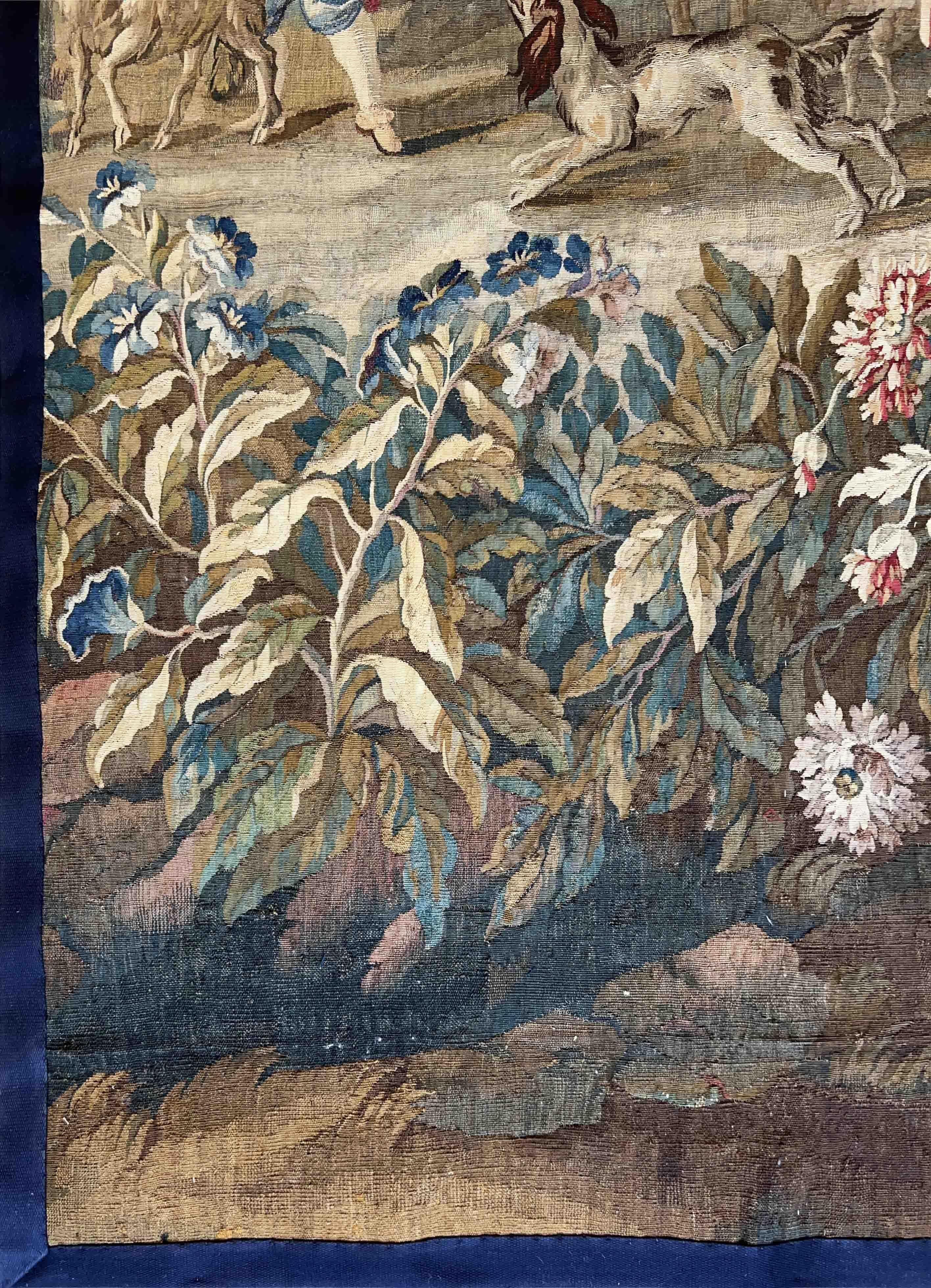 Tissé à la main Très jolie tapisserie d'Aubusson du 18ème siècle, N° 1189 en vente