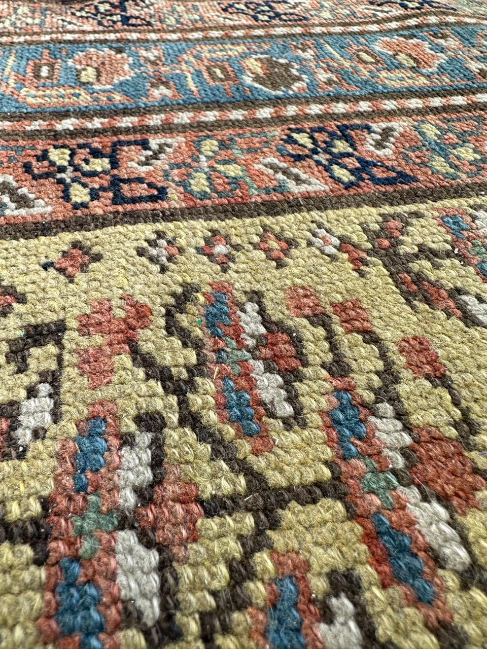 Bobyrug’s Very pretty yellow field antique Malayer runner  For Sale 9