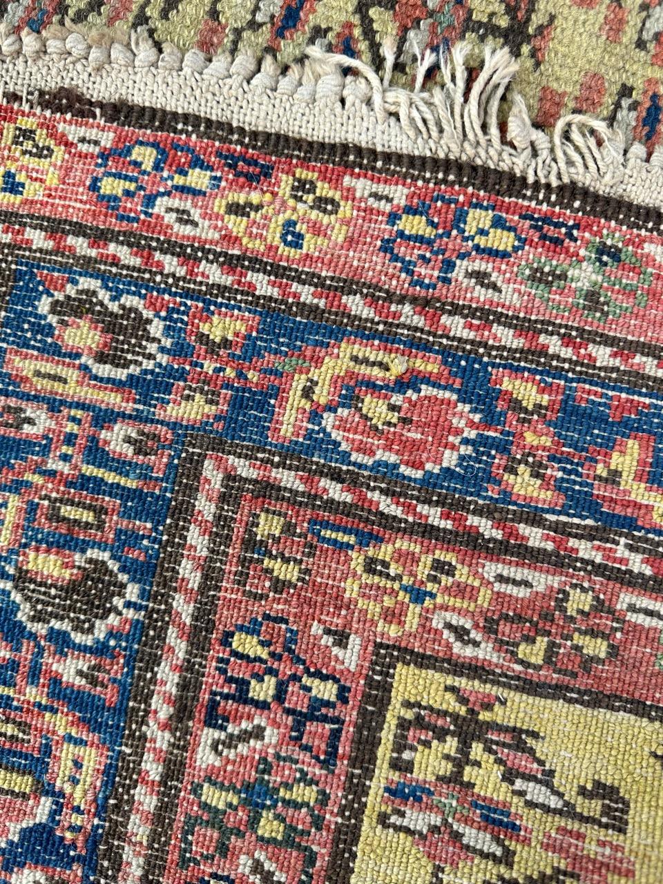 Bobyrug’s Very pretty yellow field antique Malayer runner  For Sale 13