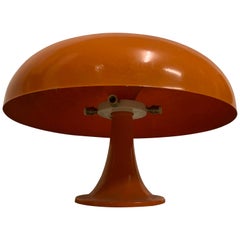Very Rare 1. Edition Fiberglasss Shade Nesso Table Lampe