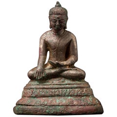 Very rare 11th-century bronze Bagan Buddha from Burma