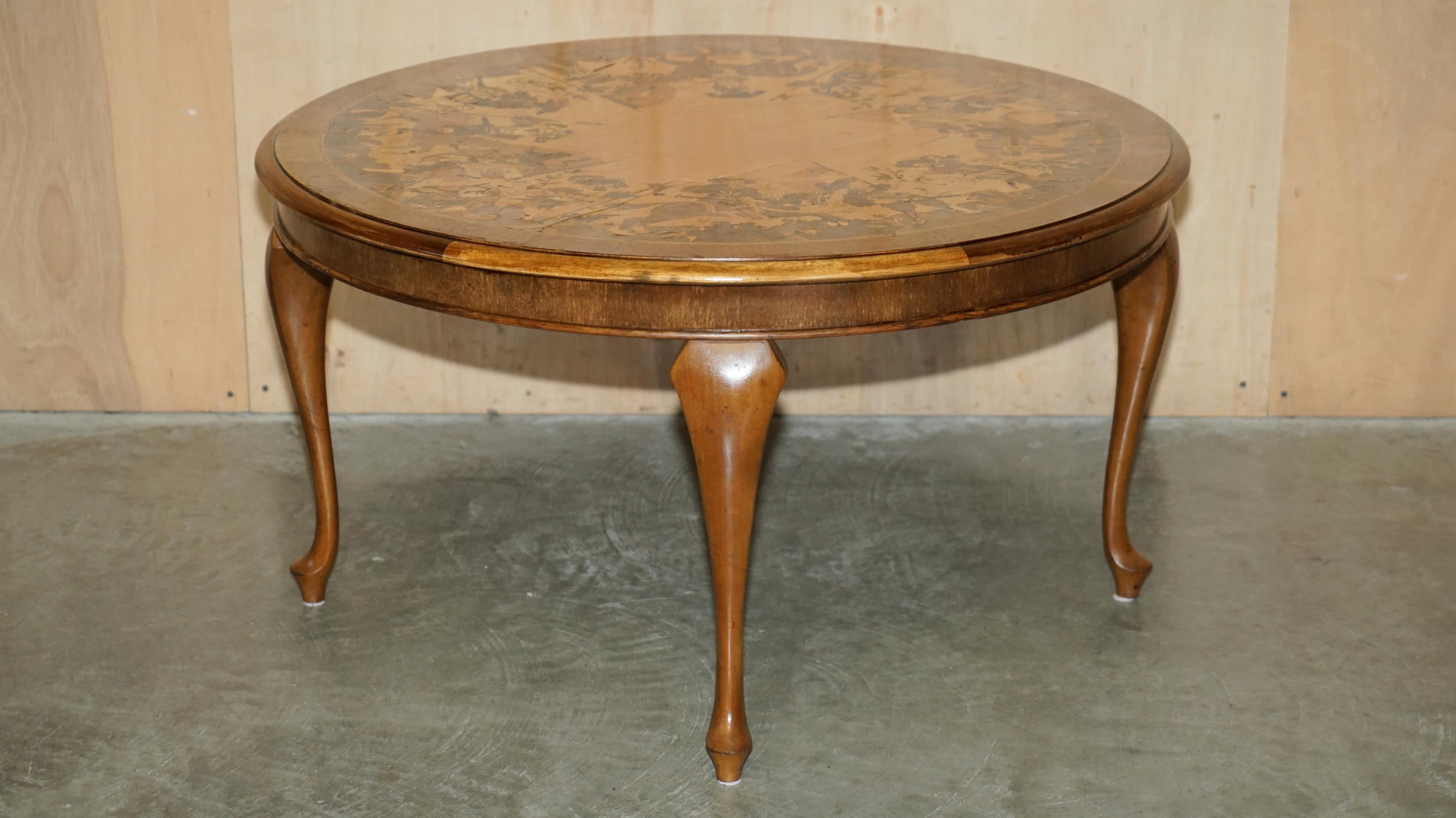 Royal House Antiques

Royal House Antiques is delighted to offer for sale this super rare, highly decorative English Coffee table depicting some kind of parade with soldiers and musicians dated 1490 to 1590 

Please note the delivery fee listed is