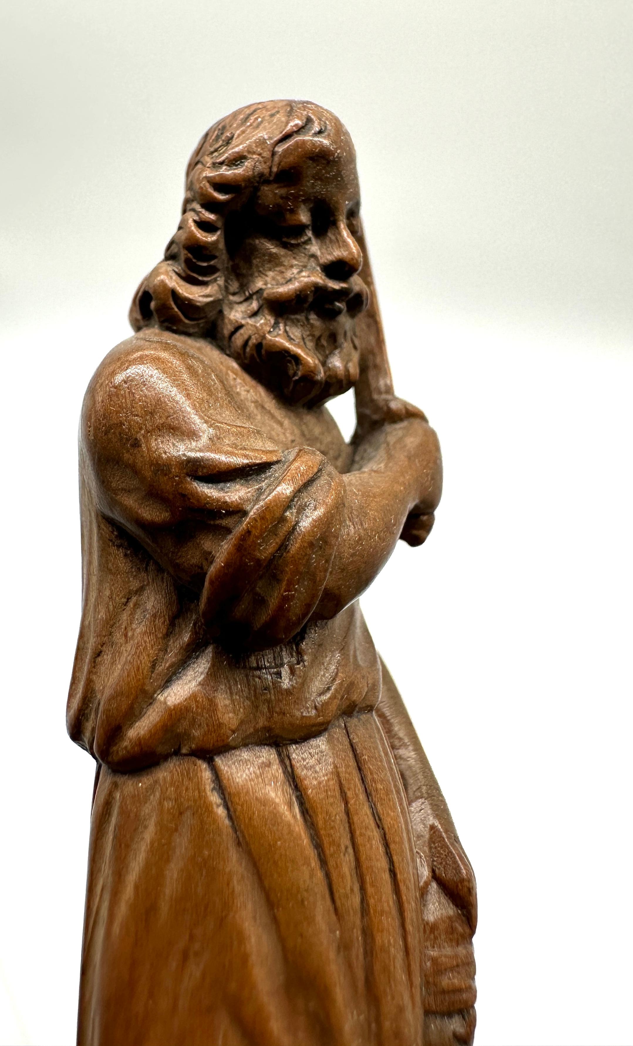 Seltenes italienisches Judaica-Holz-Silber-Cumcision-Messer aus dem 17. Jahrhundert im Angebot 6
