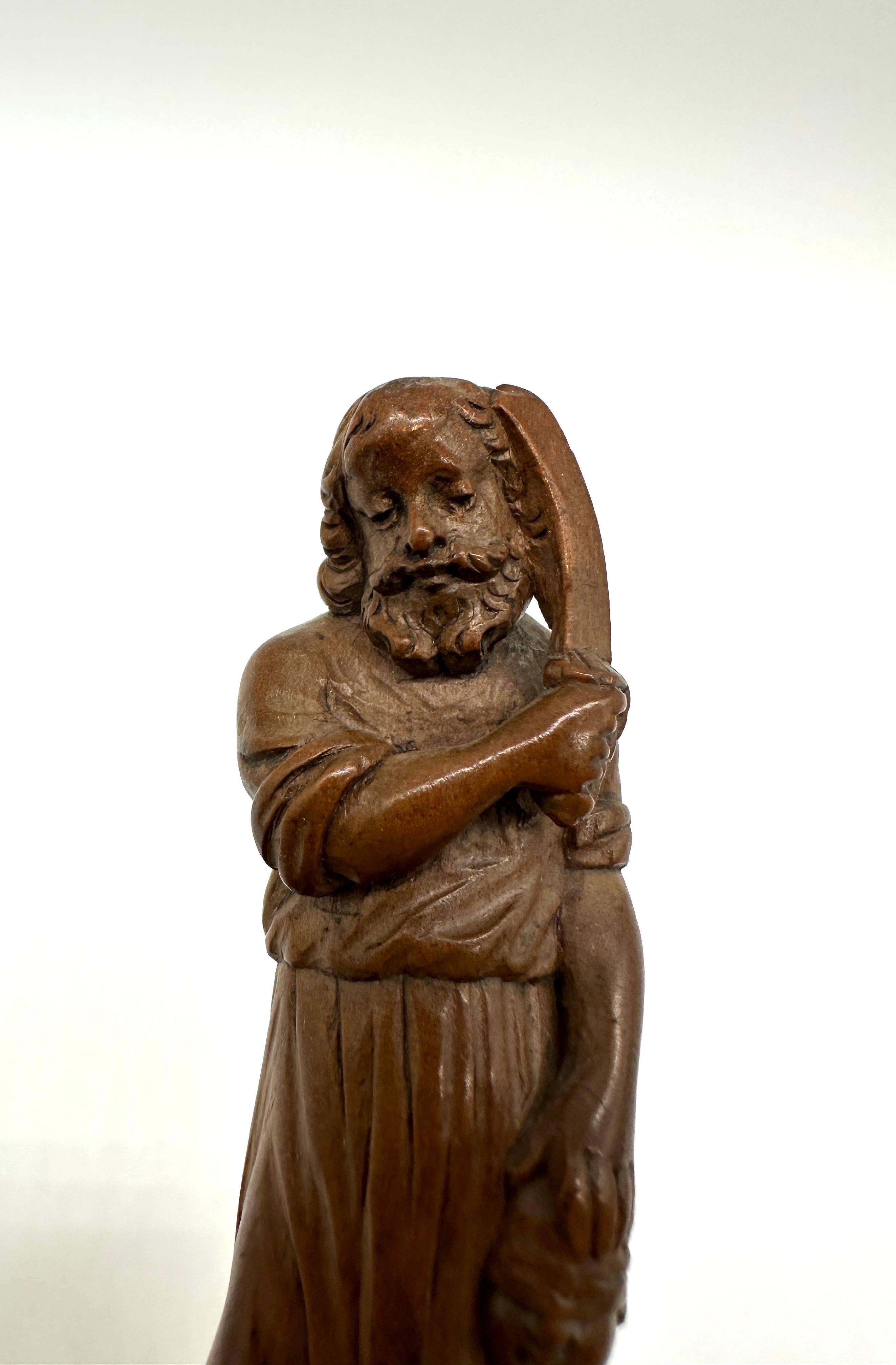 Seltenes italienisches Judaica-Holz-Silber-Cumcision-Messer aus dem 17. Jahrhundert im Angebot 9