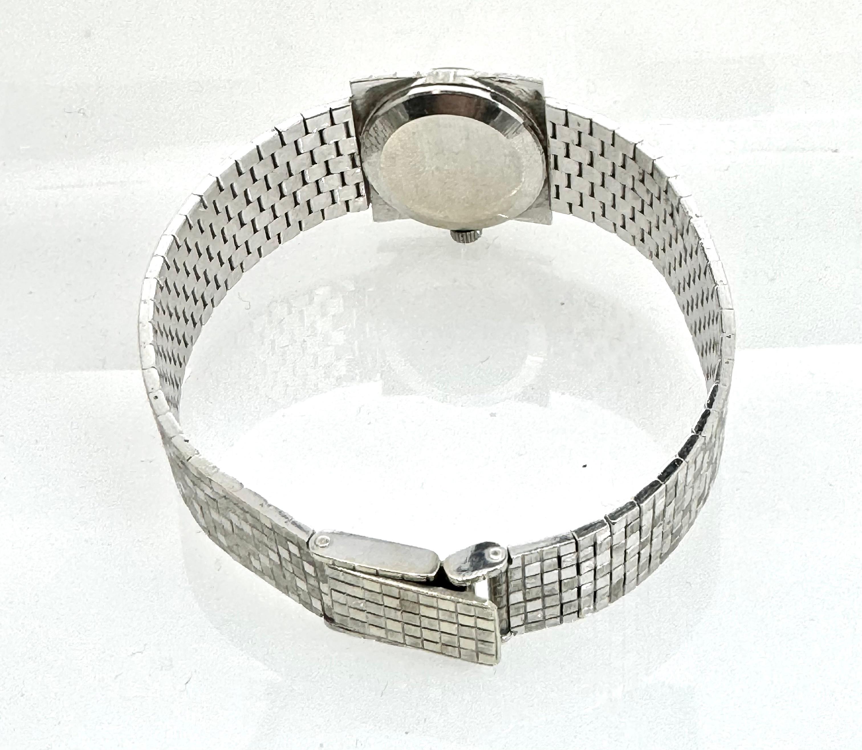 Modern XMAS SALE! Very rare - 18 carat white gold Omega vintage watch (1968)