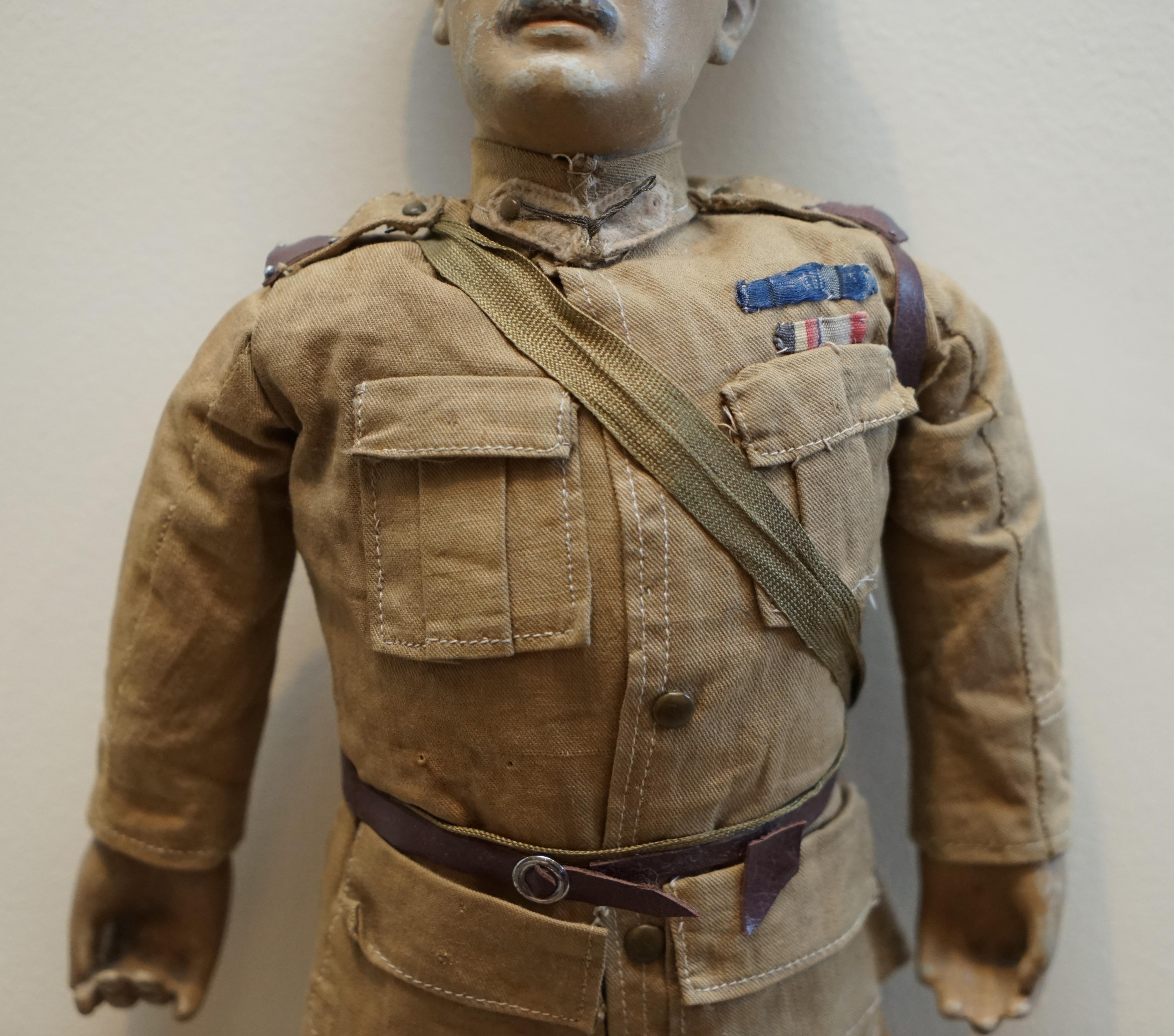 Victorian Very Rare 1898-1914 British Patriotic Propaganda Doll of Lord Horatio Kitchener For Sale