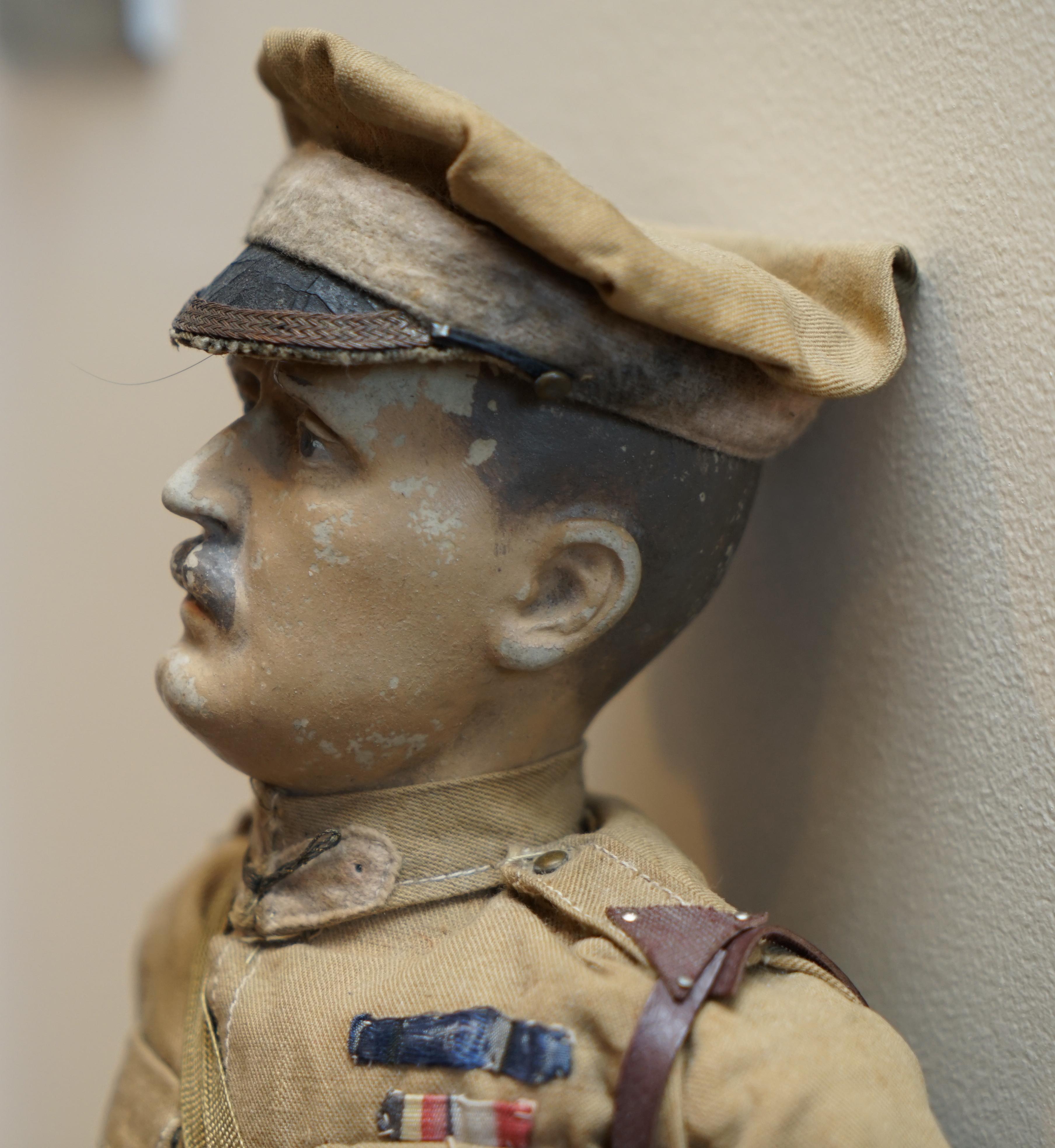 Late 19th Century Very Rare 1898-1914 British Patriotic Propaganda Doll of Lord Horatio Kitchener For Sale
