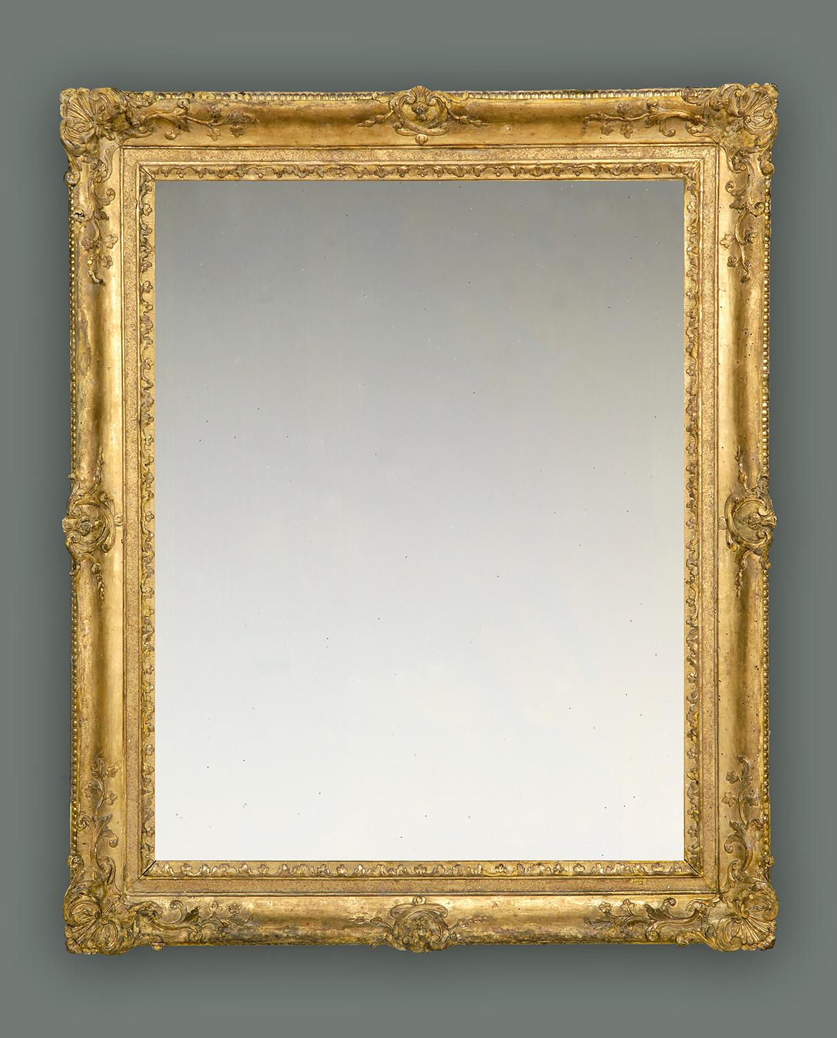 Very Rare 18th Century Carved French Louis XV Frame, with Choice of Mirror In Good Condition For Sale In London, GB