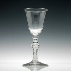 Very Rare 18th Century Composite Wine Goblet, circa 1760