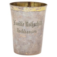 Very Rare 18th Century Judaica Kiddush Cup, Rothschild Family Provenance