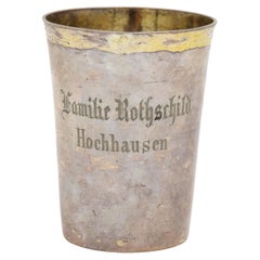 SELTENE CENTURY JUDAICA KIDDUSH CUP, 18. JUDAICA  ROTHSCHILD FAMILIE HERKUNFT