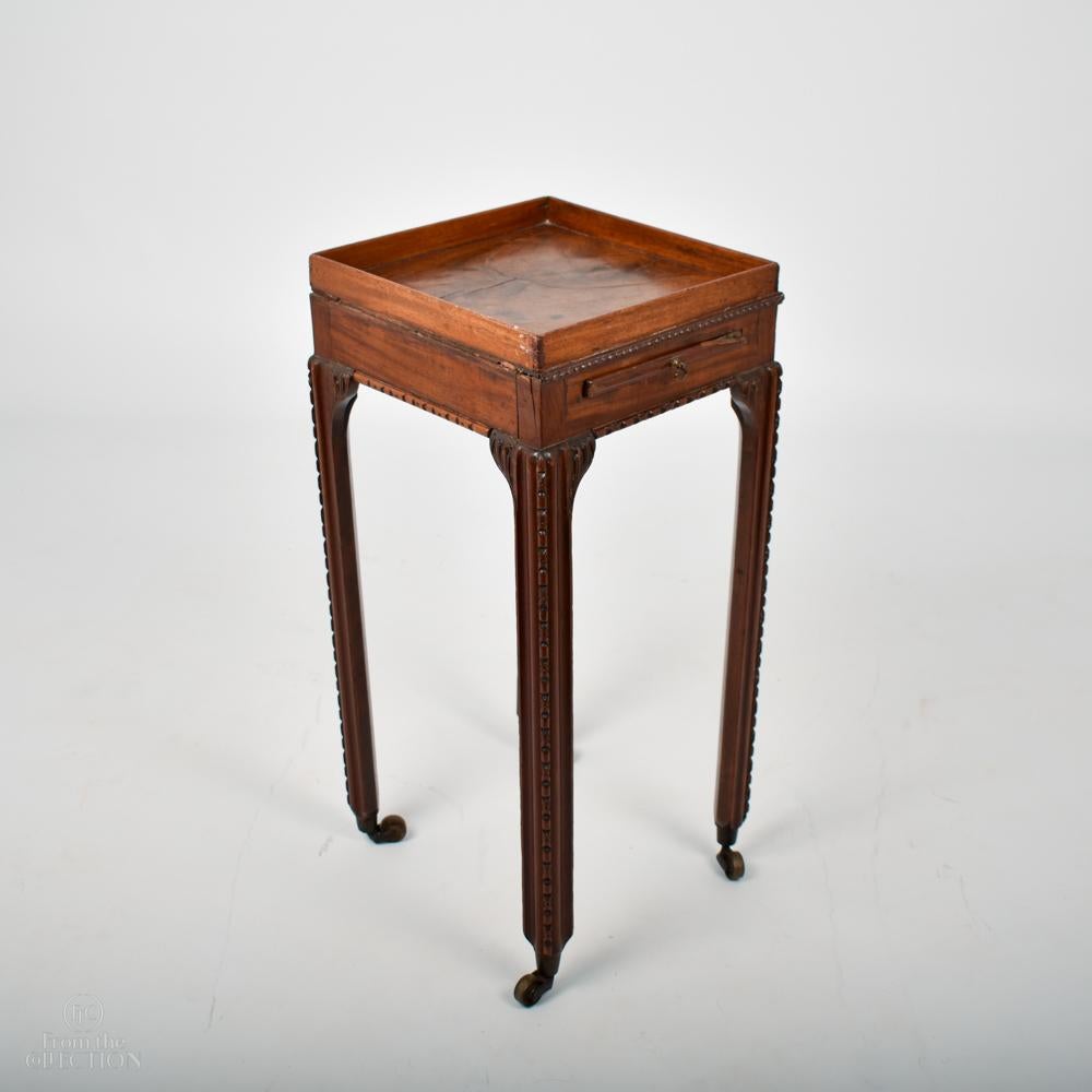 Chippendale Very Rare 18th Century Mahogany Kettle Stand For Sale