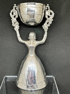 Rare 18th Century Sterling Silver Hallmarked Marriage or Wager Cup. London, 1773
