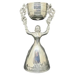 Rare 18th Century Sterling Silver Hallmarked Marriage or Wager Cup. London, 1773