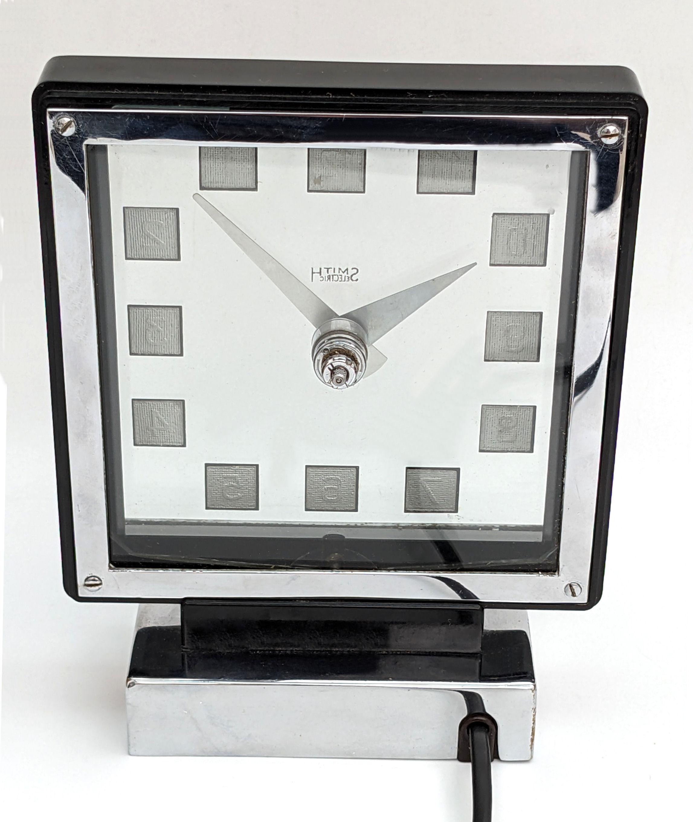 Very Rare 1930s Art Deco English Smiths 'Mystery Clock' 2