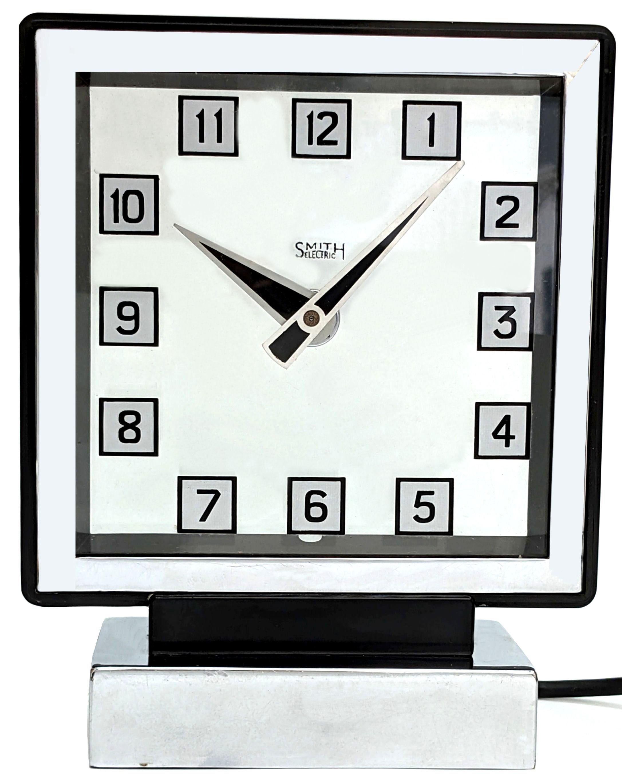 Very Rare 1930s Art Deco English Smiths 'Mystery Clock' 3