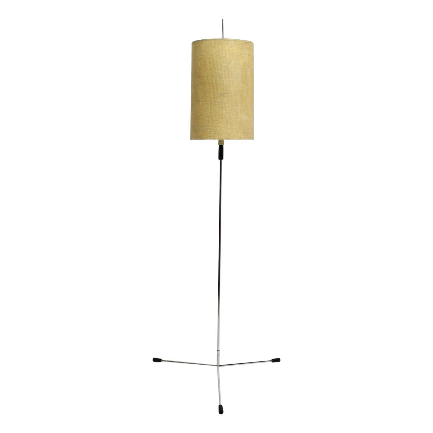 Very Rare 1960s Fiberglass Floor Lamp by Ruser and Kuntner for Knoll ...