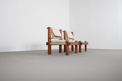 Very Rare 1960s Lounge Chairs by Mini Boga for Taaru, India, 1960s