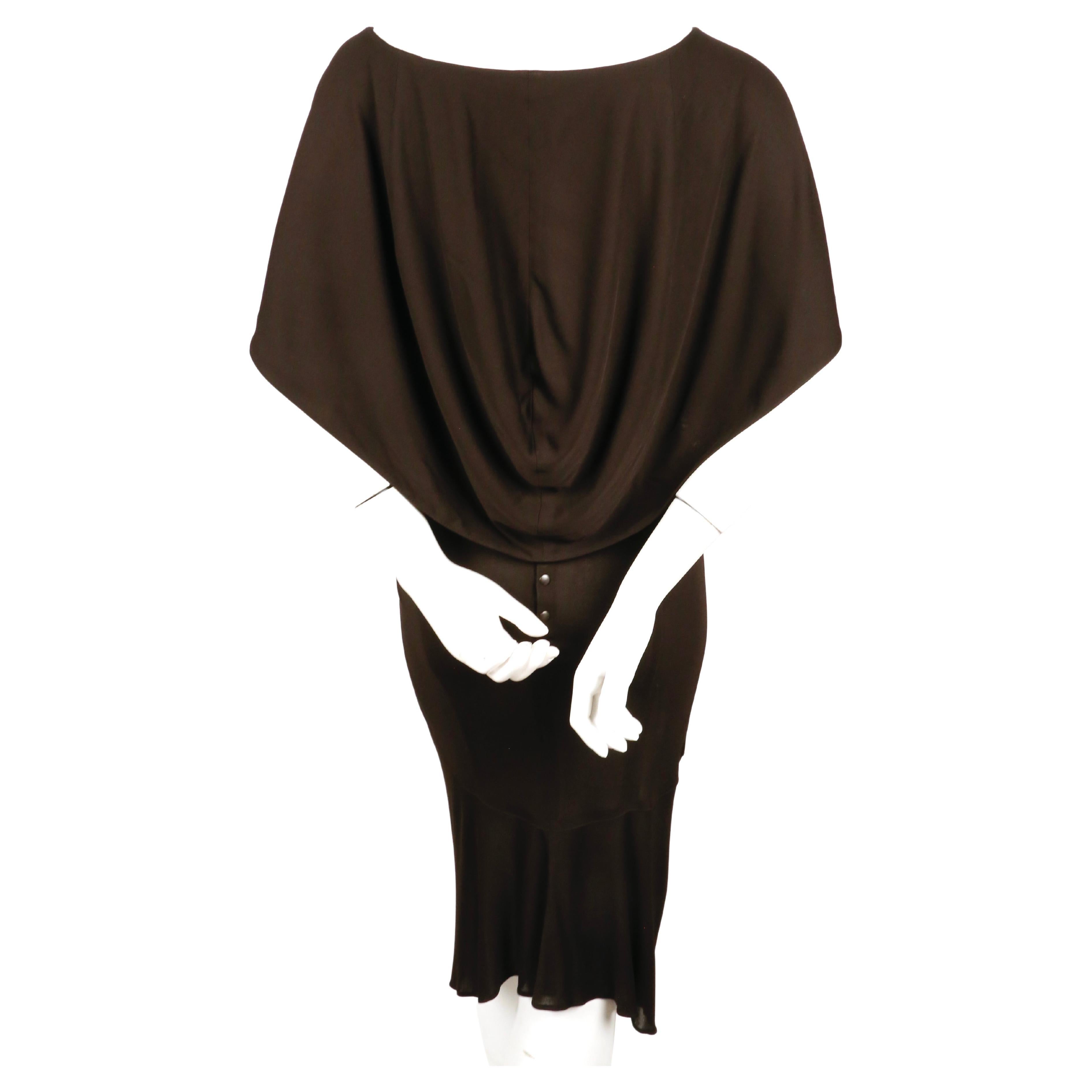 sehr seltenes 1984 AZZEDINE ALAIA ikonisches Jersey-Kleid mit Kapuze im Angebot 5