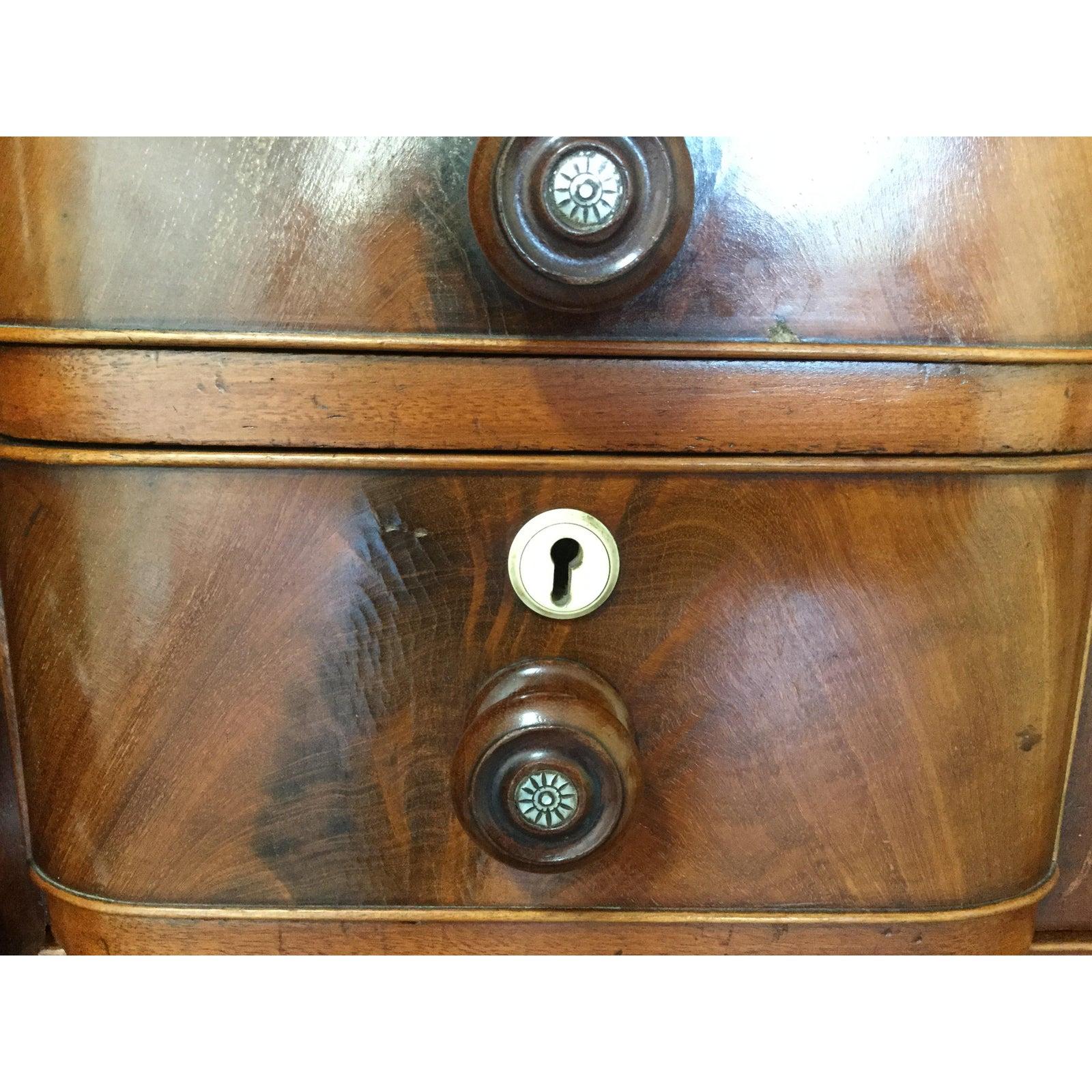 Very Rare 19th Century Barley Twist Scottish Mahogany Chest of Drawers 4