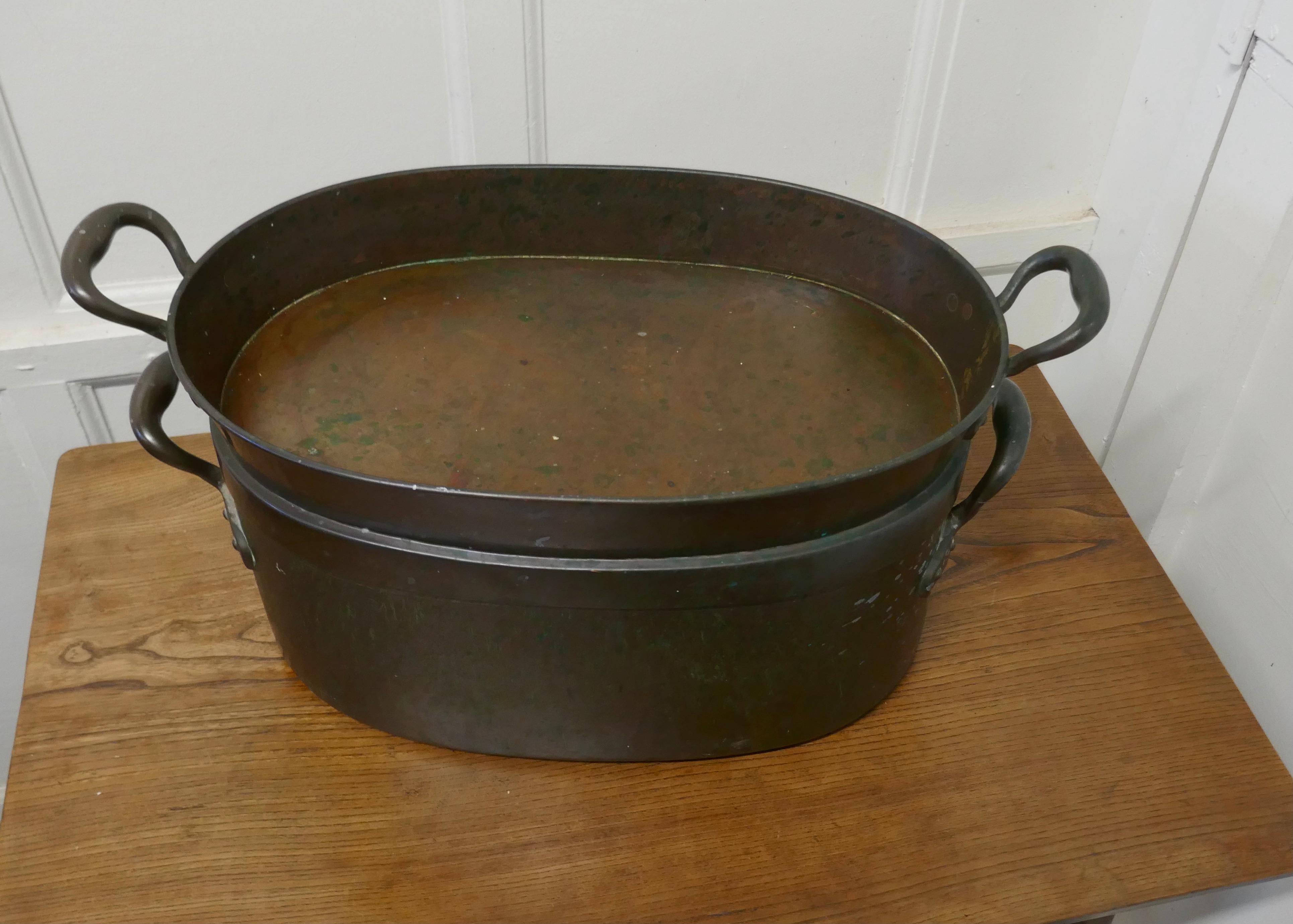 Georgian Very Rare 19th Century Copper Bain Marie