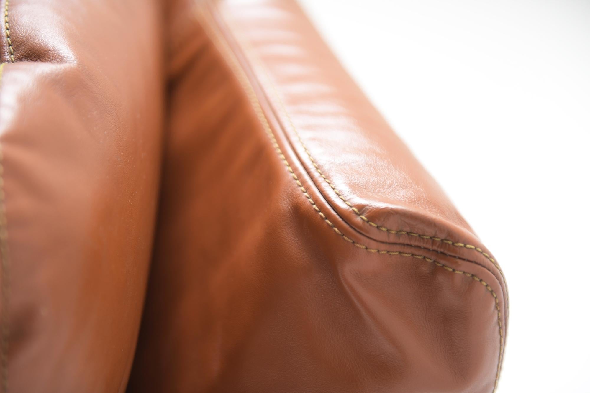 Very Rare 3 Seat Bengodi Leather Sofa by Cini Bouri for Arflex 5