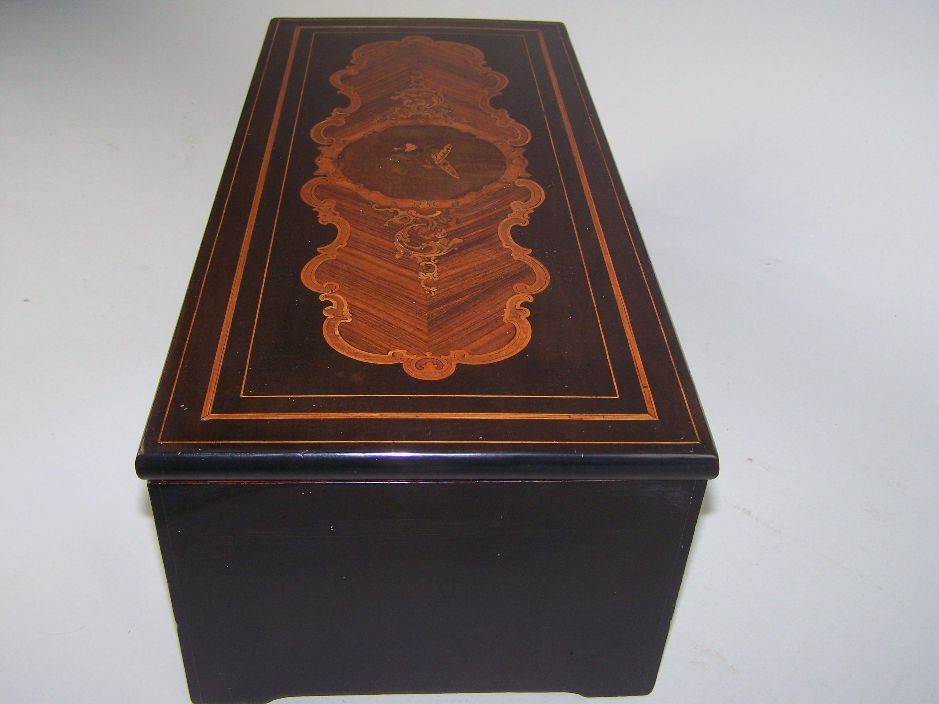 Very rare 4 tunes overture music box (attr. to Lecoultre) For Sale 2