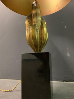 Very Rare Abstract Art Maison Charles Lamp / Signed