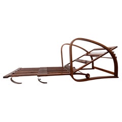 Very RARE Adjustable Armchair H-74 by Jindrich Halabala for UP Zavody, 1930s